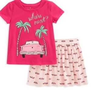 ⚡️FLASH SALE⚡️ Girls Kate Spade Skirt Set NWT